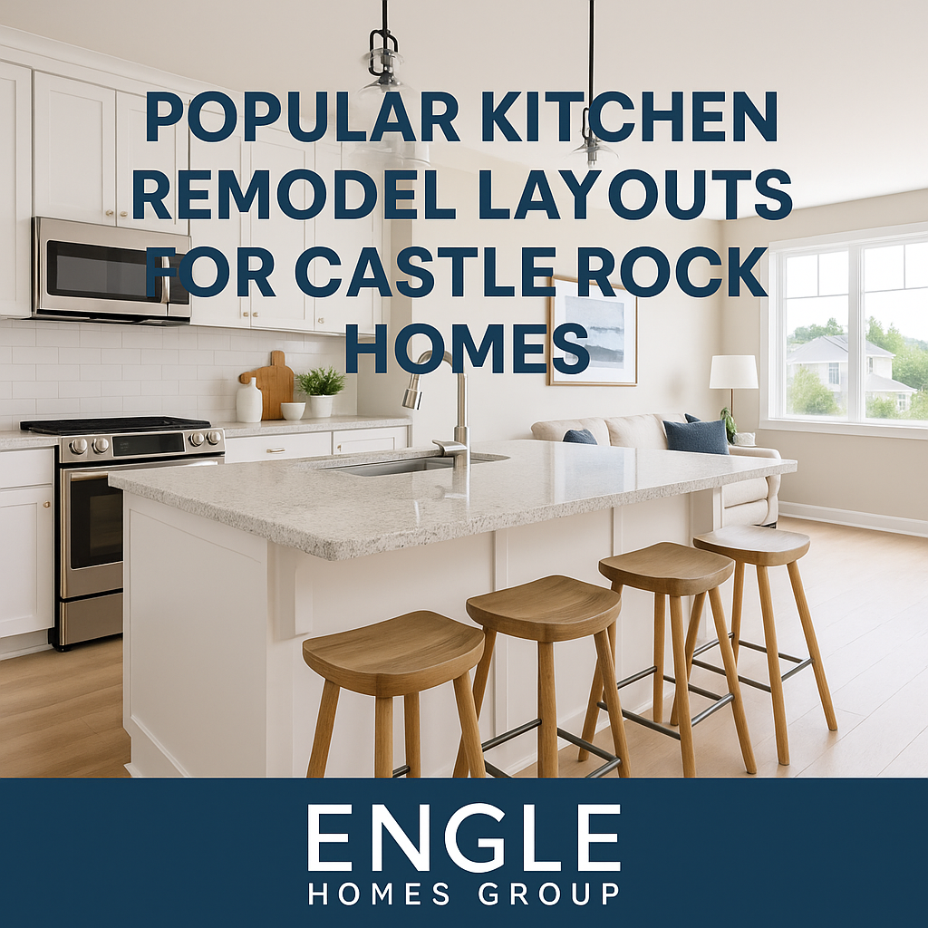 Popular Kitchen Remodel Layouts for Castle Rock Homes header image.