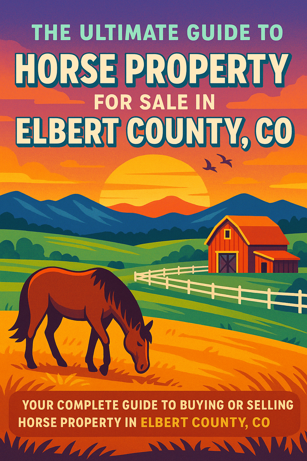 The Ultimate Guide to Horse Property for Sale in Elbert County, CO header image.
