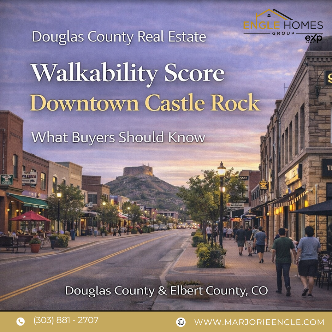 Walkability Score in Downtown Castle Rock header image.