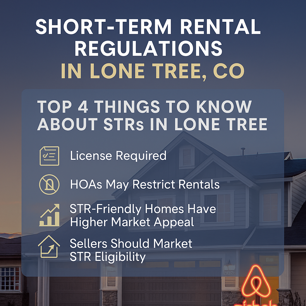 🏡 Short-Term Rental Regulations in Lone Tree, CO: What Buyers and Sellers Need to Know header image.