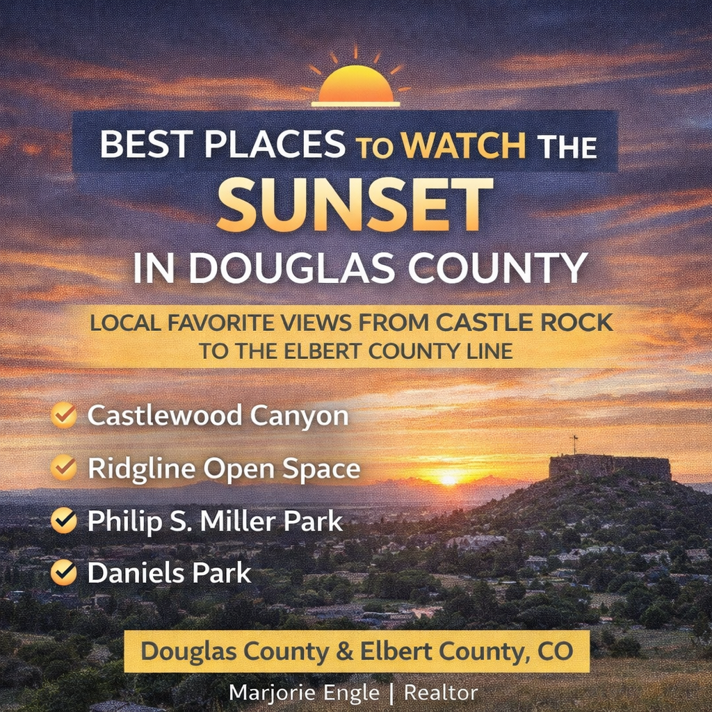 Best Places to Watch the Sunset in Douglas County header image.