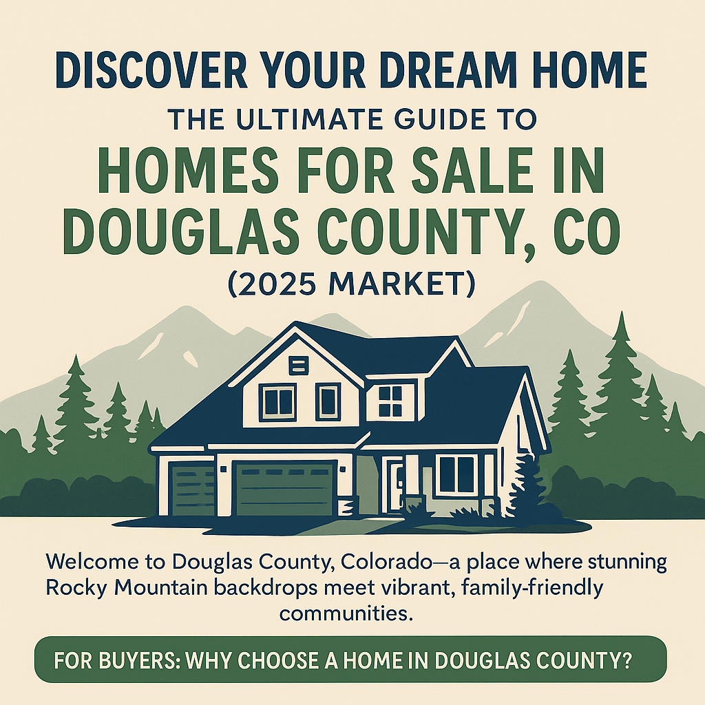 Discover Your Dream Home: The Ultimate Guide to Homes for Sale in Douglas County, CO (2025 Market) header image.