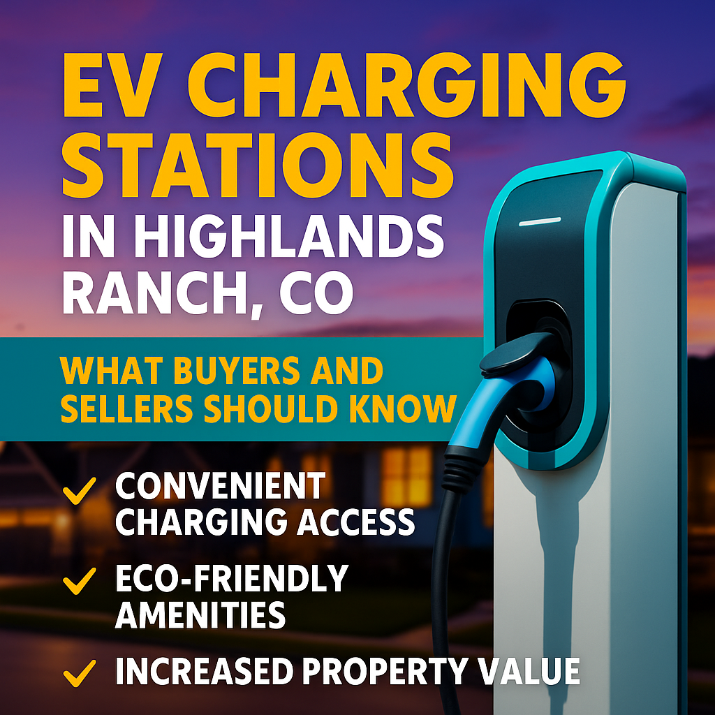 EV Charging Stations in Highlands Ranch, CO: What Buyers and Sellers Should Know header image.