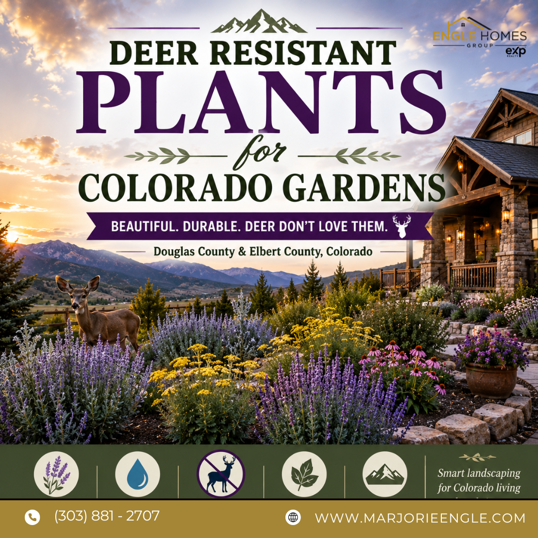 Deer Resistant Plants for Colorado Gardens: What Actually Works in Douglas & Elbert County header image.
