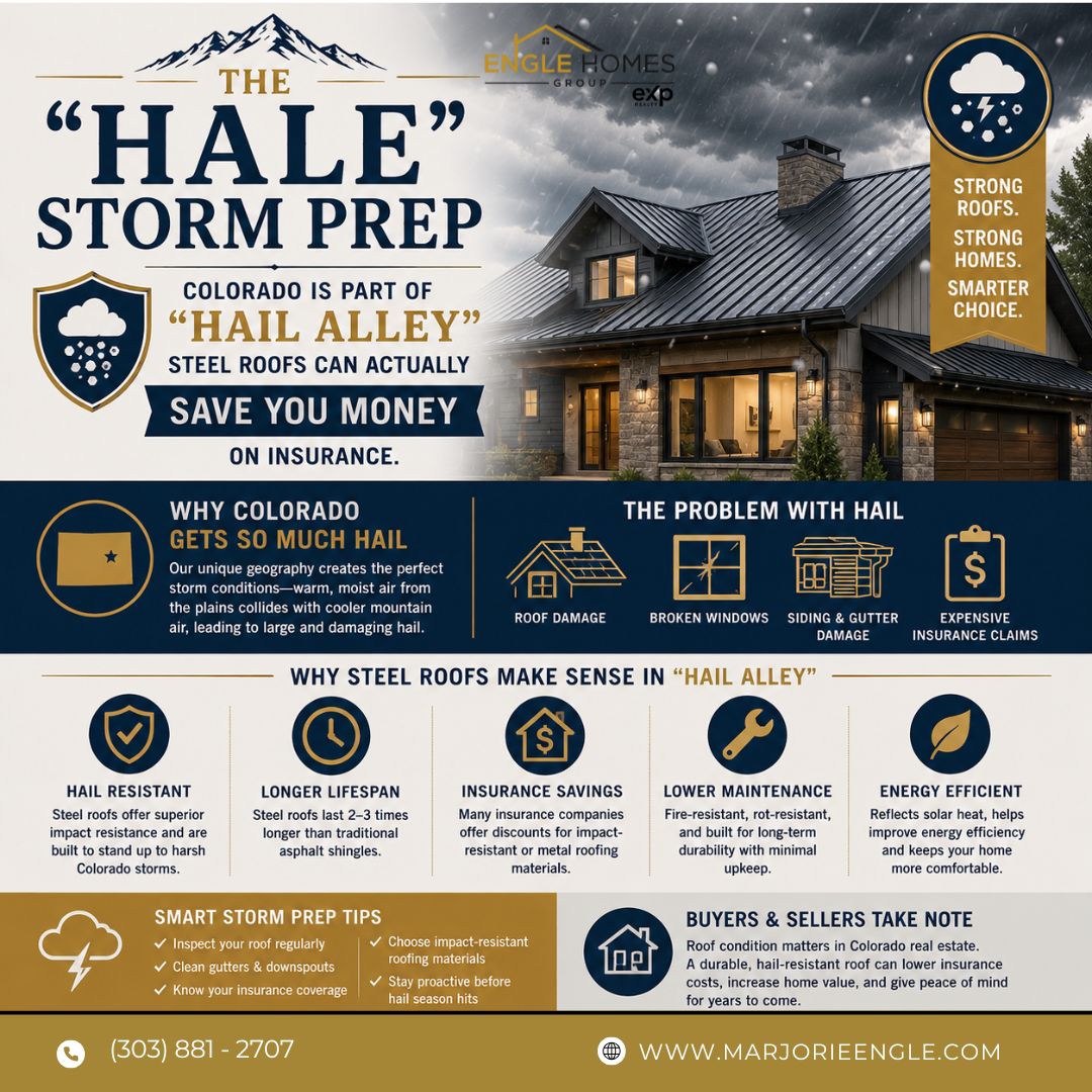The “Hail Alley” Storm Prep: Why Steel Roofs Are Becoming So Popular in Colorado header image.