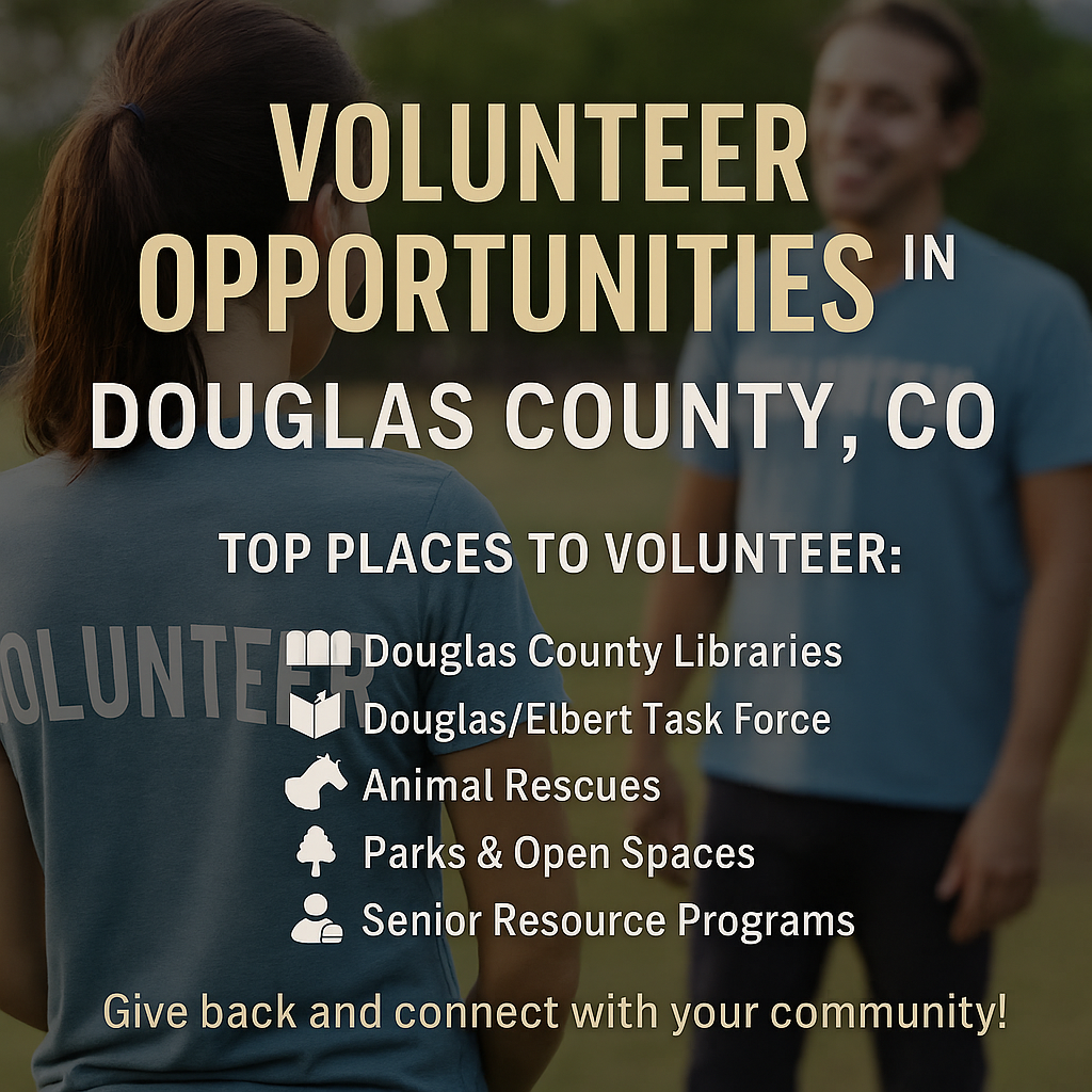 🌟 Top Volunteer Opportunities in Douglas County, CO: Get Involved and Give Back in 2025 header image.