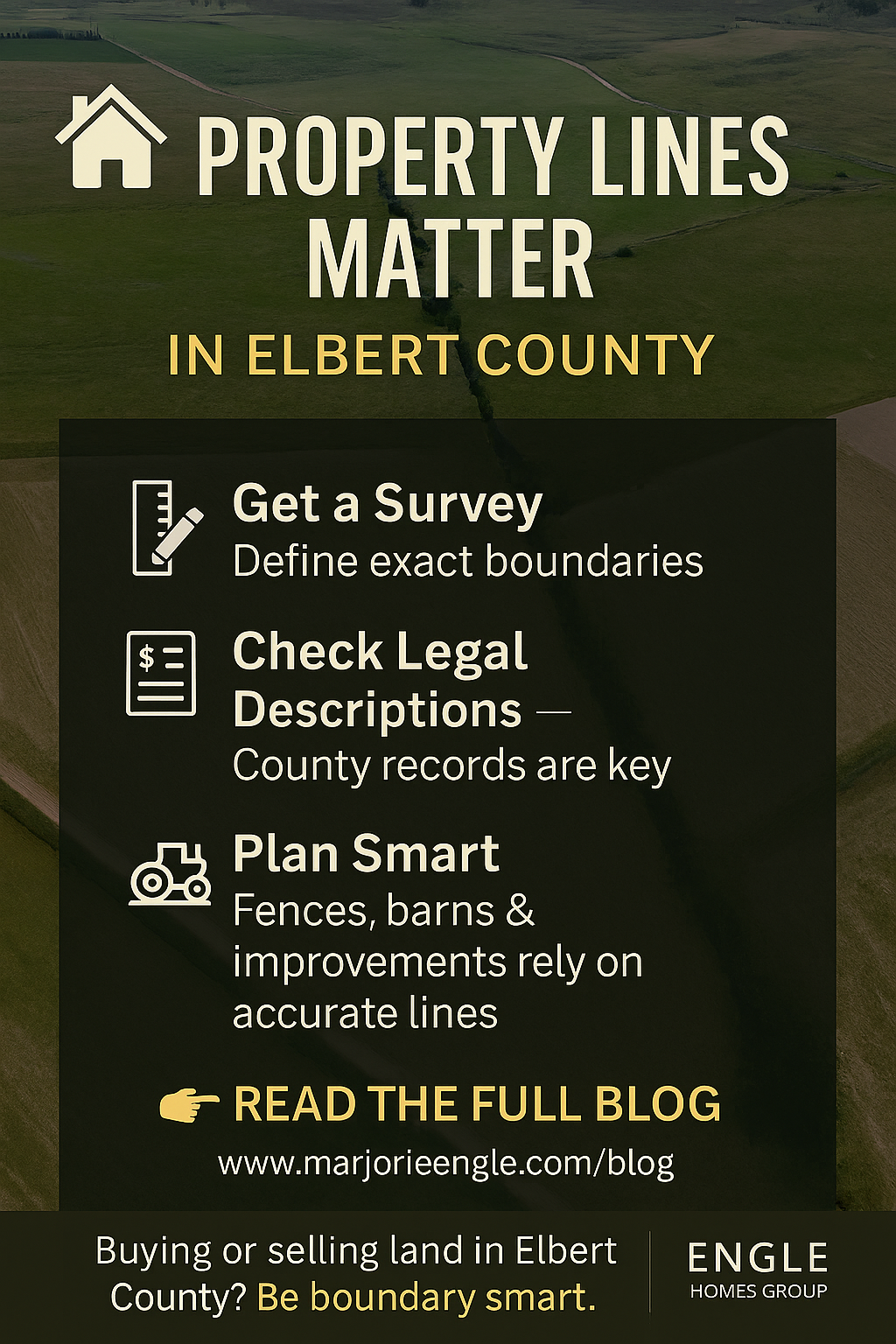 🏡 How Property Lines Are Determined in Elbert County, CO: A Complete Guide for Buyers and Sellers header image.