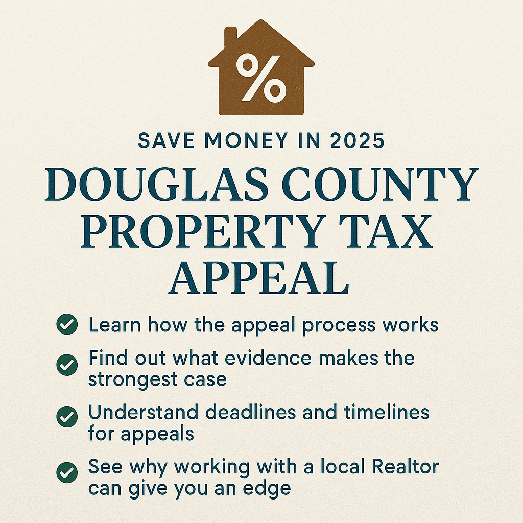 🧾 Douglas County Property Tax Appeal: How Homeowners Can Save Money in 2025 header image.