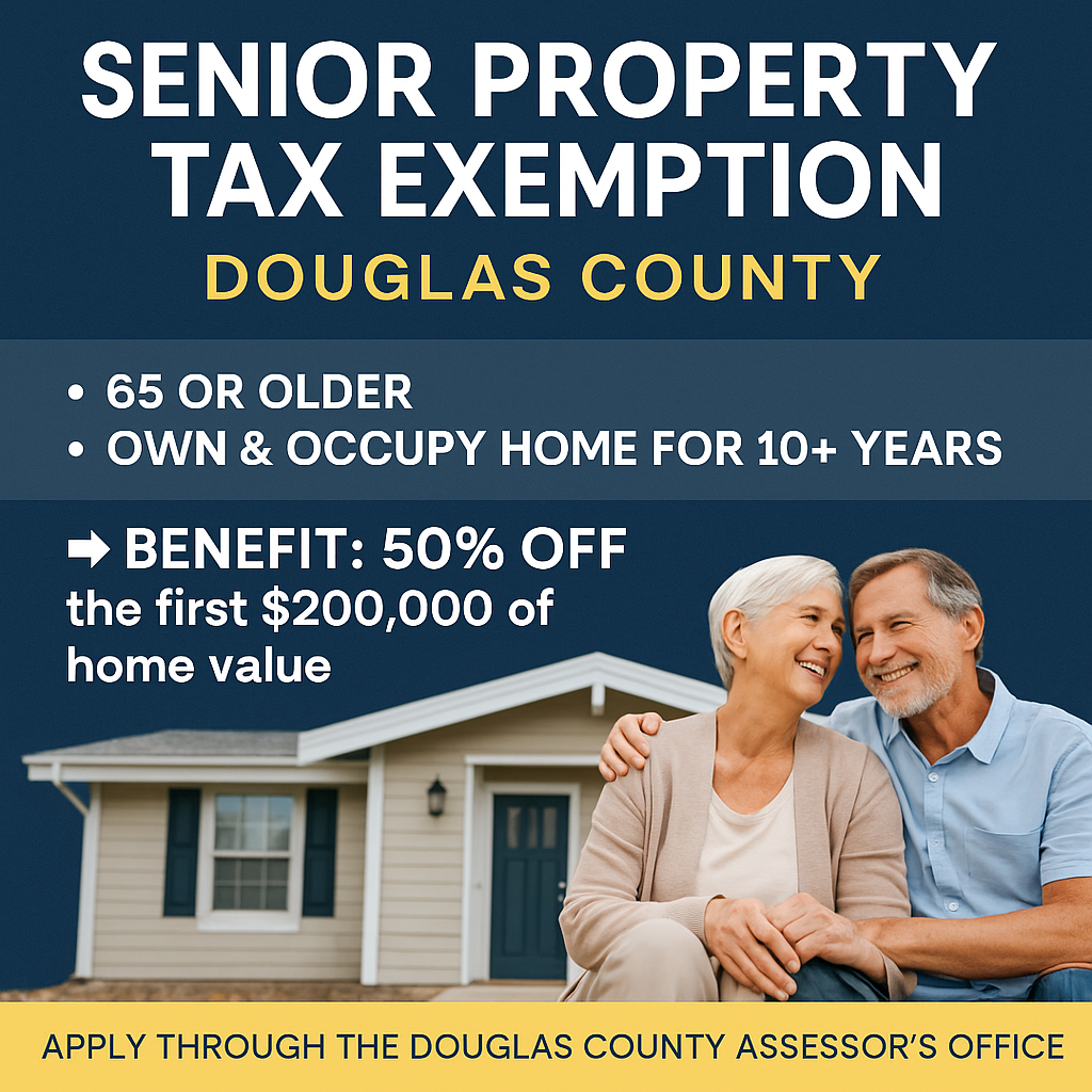 Senior Property Tax Exemption in Douglas County, CO: A Guide for Buyers and Sellers header image.