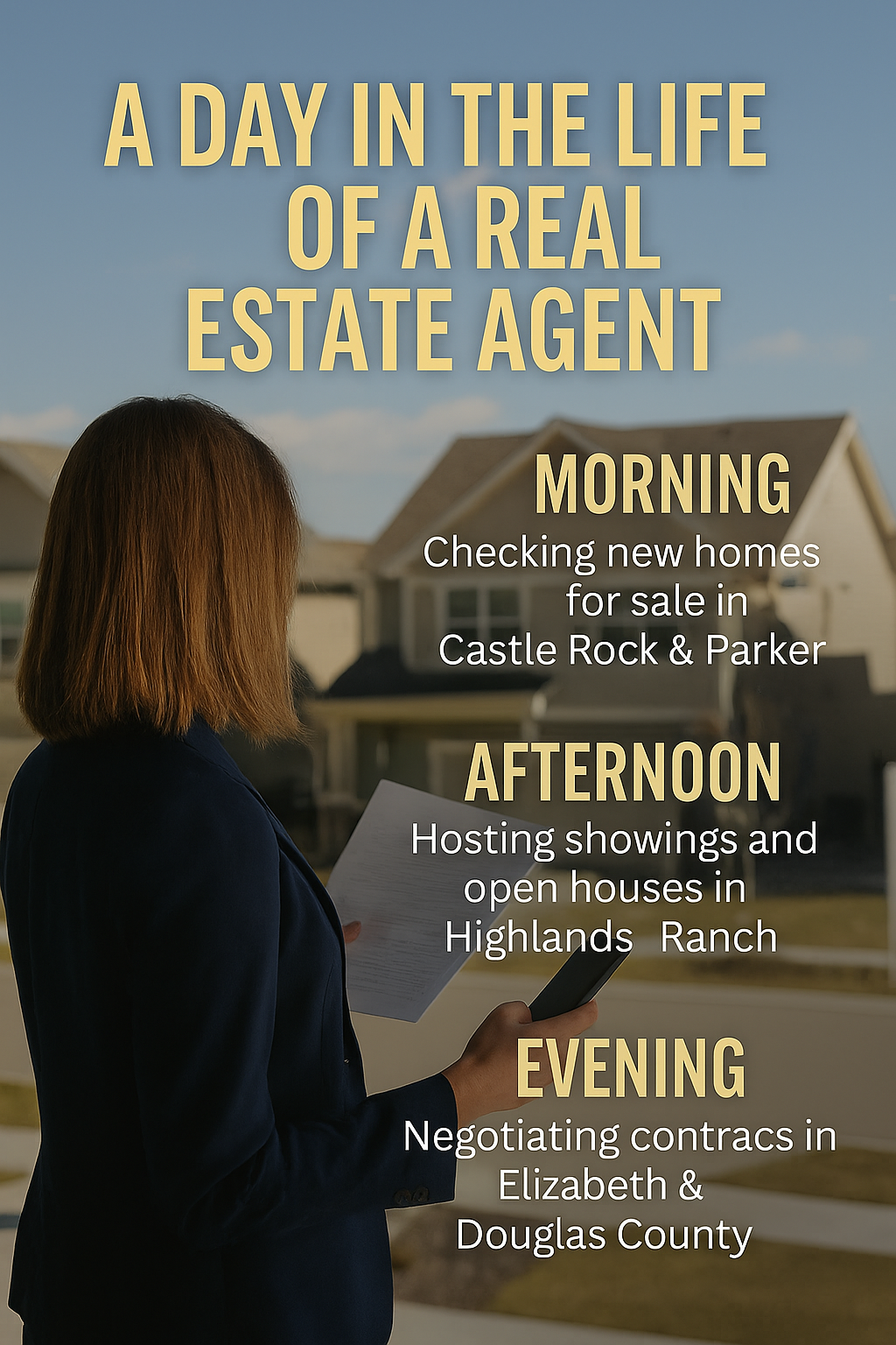 A Day in the Life of a Real Estate Agent in Colorado: What Buyers and Sellers Should Know header image.