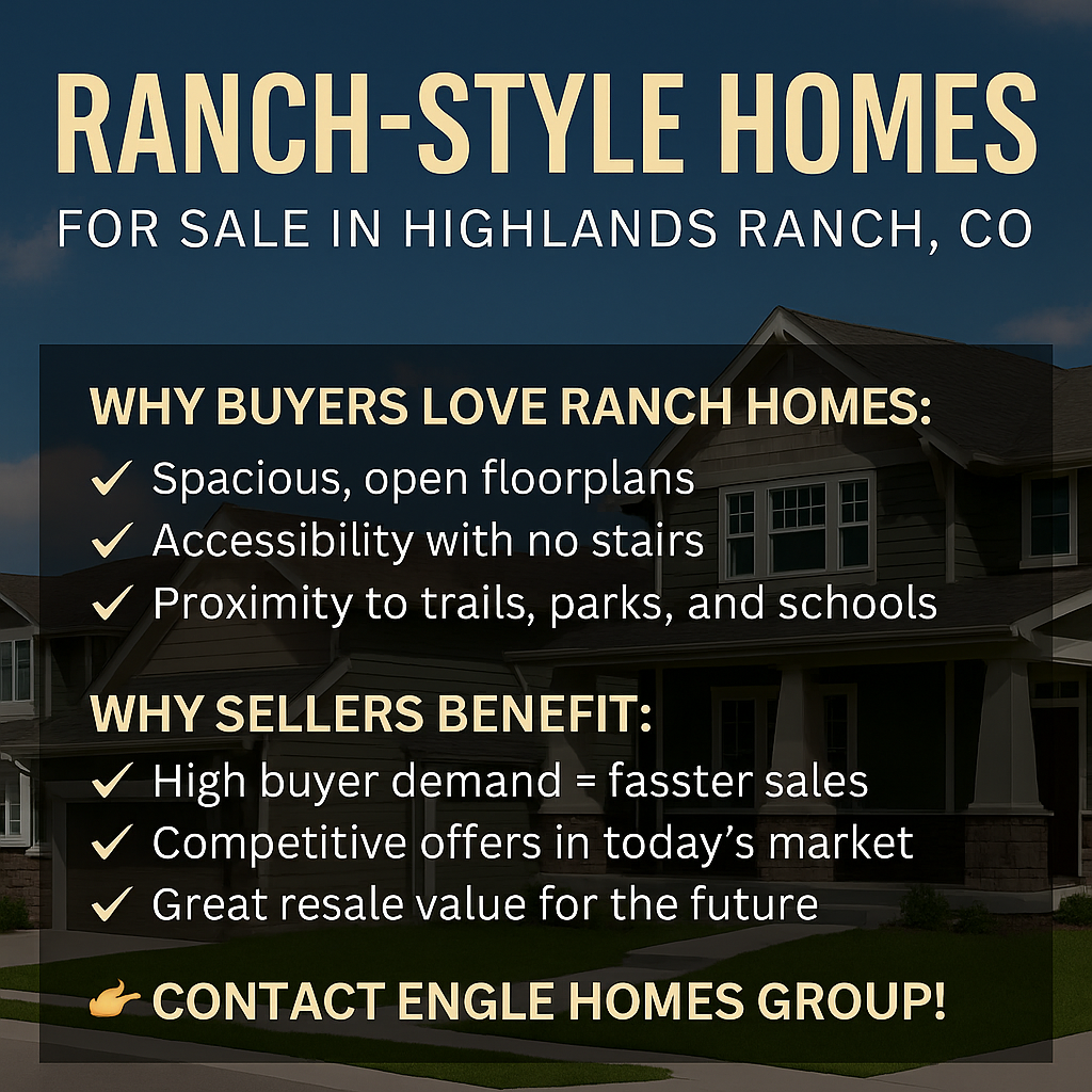 🏡 Ranch-Style Homes for Sale in Highlands Ranch, CO: A Buyer & Seller Guide header image.