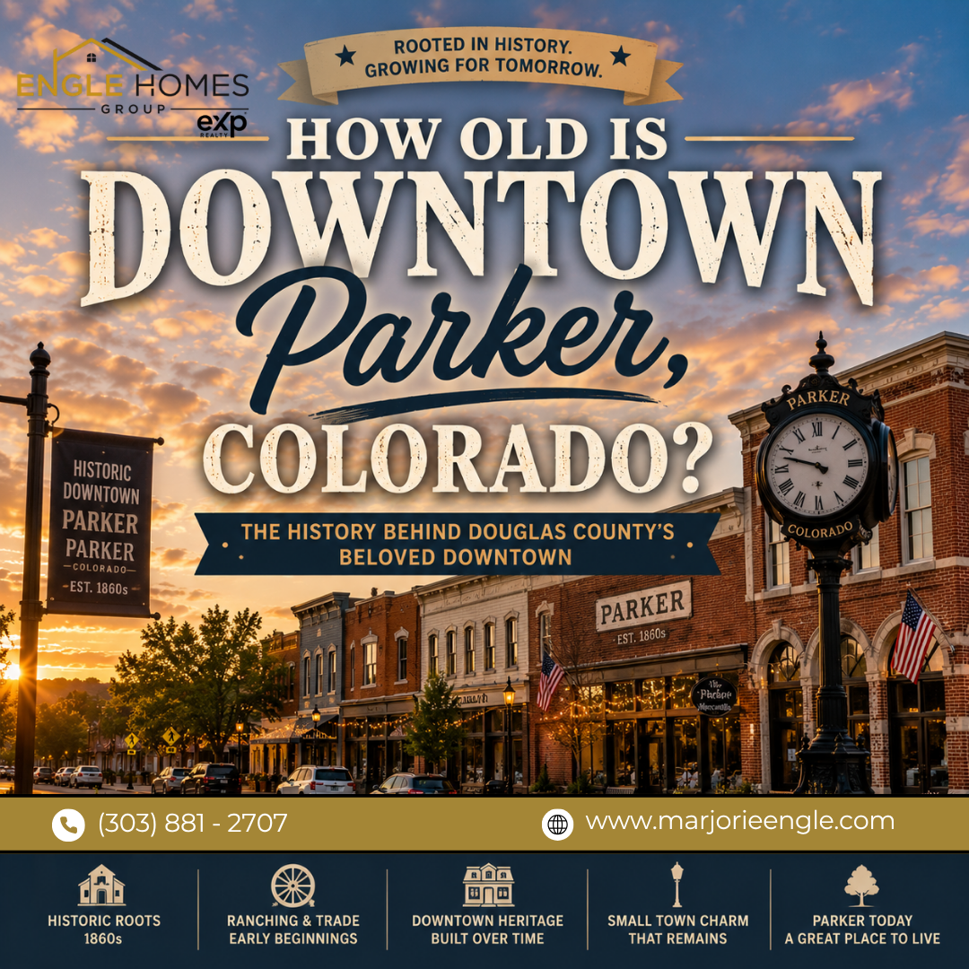 How Old Is Downtown Parker, Colorado? A Look at the History Behind One of Douglas County’s Most Popular Areas header image.