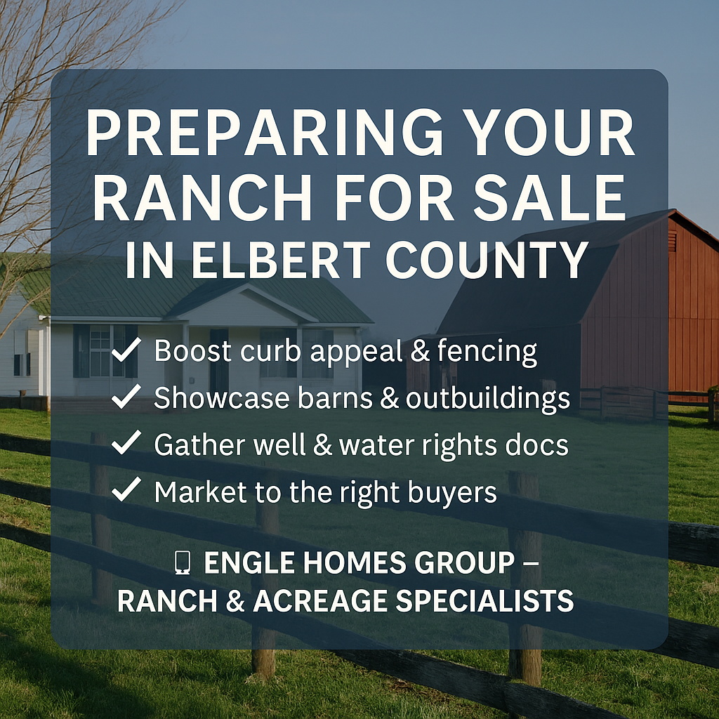 🐴 Preparing a Ranch for Sale in Elbert County: Your 2025 Seller’s Guide header image.