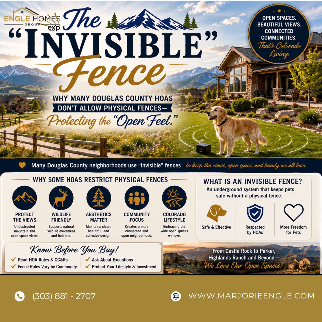 The “Invisible” Fence: Why Many Douglas County HOAs Restrict Physical Fences header image.