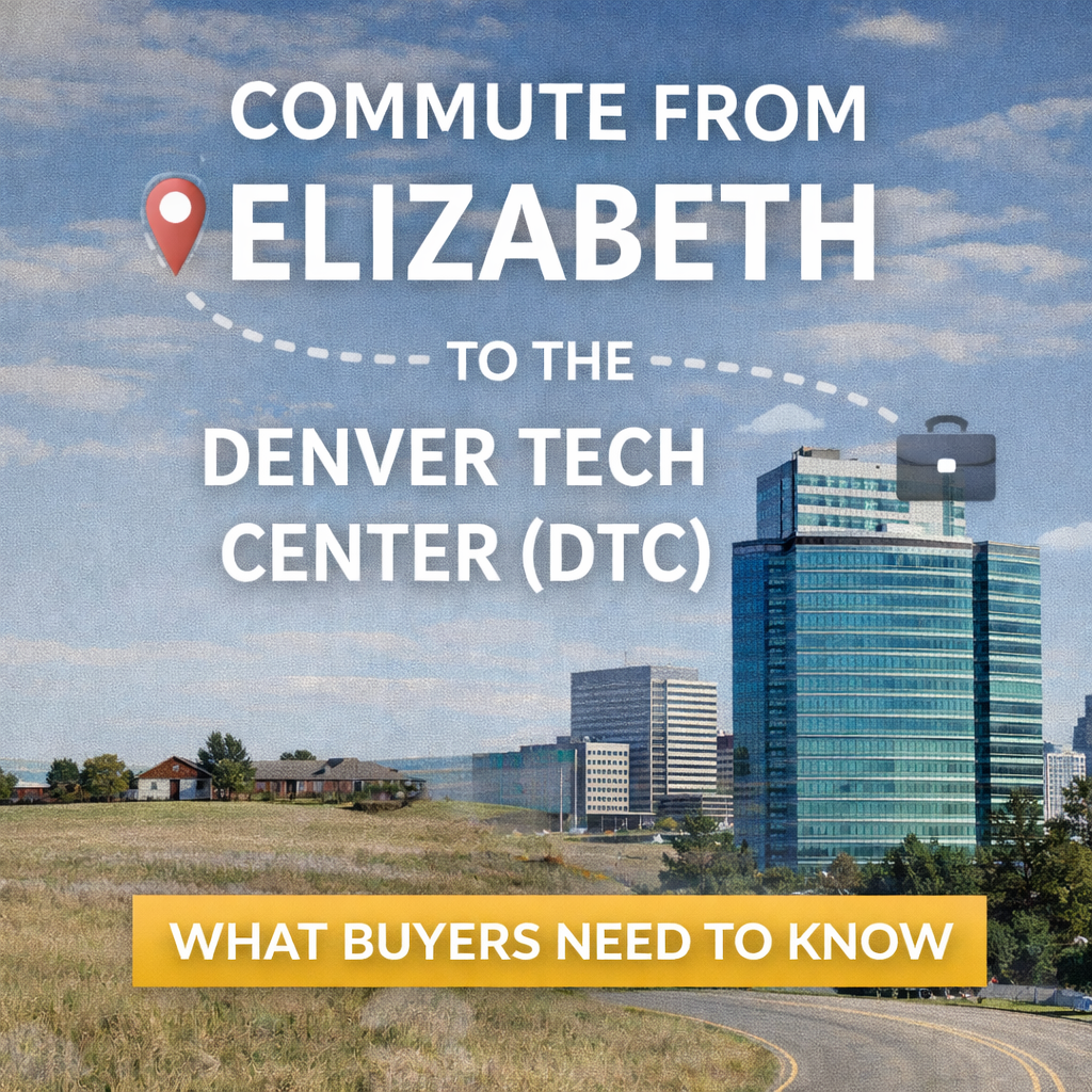 **🚗 Commute from Elizabeth to the Denver Tech Center (DTC) header image.