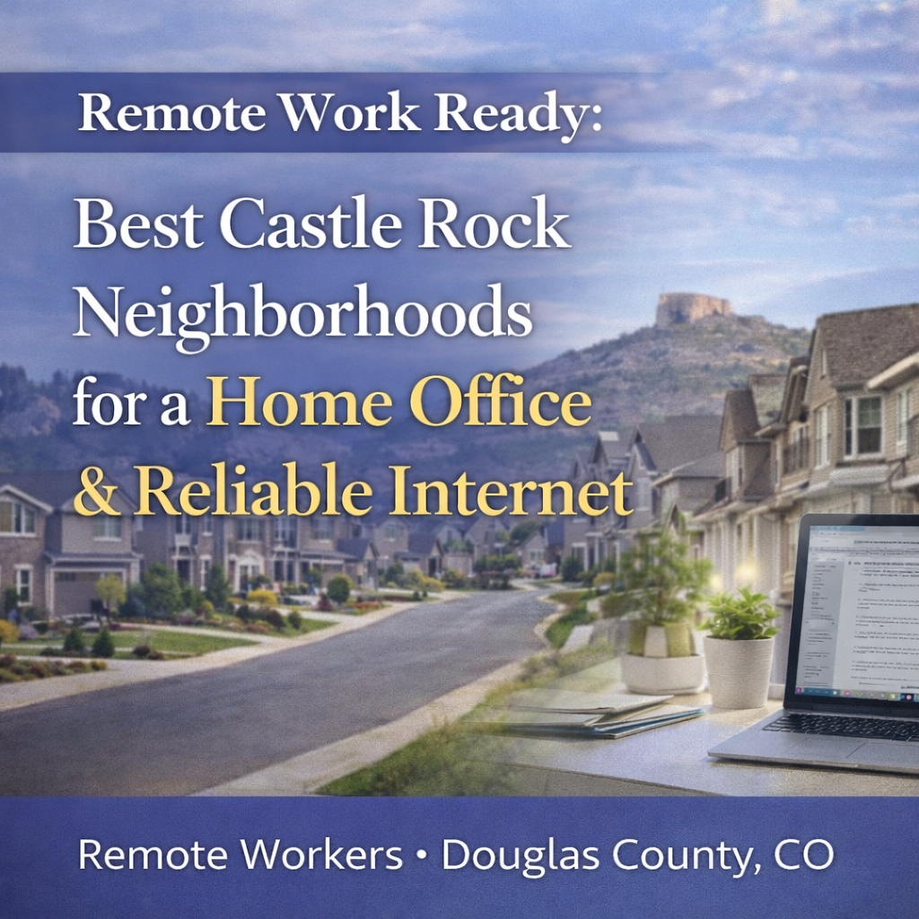 Remote Work Ready: Best Castle Rock Neighborhoods for a Home Office and Reliable Internet header image.