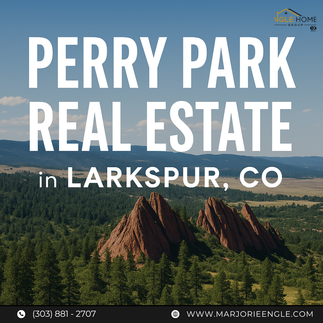 🌲 Perry Park Real Estate in Larkspur, CO header image.