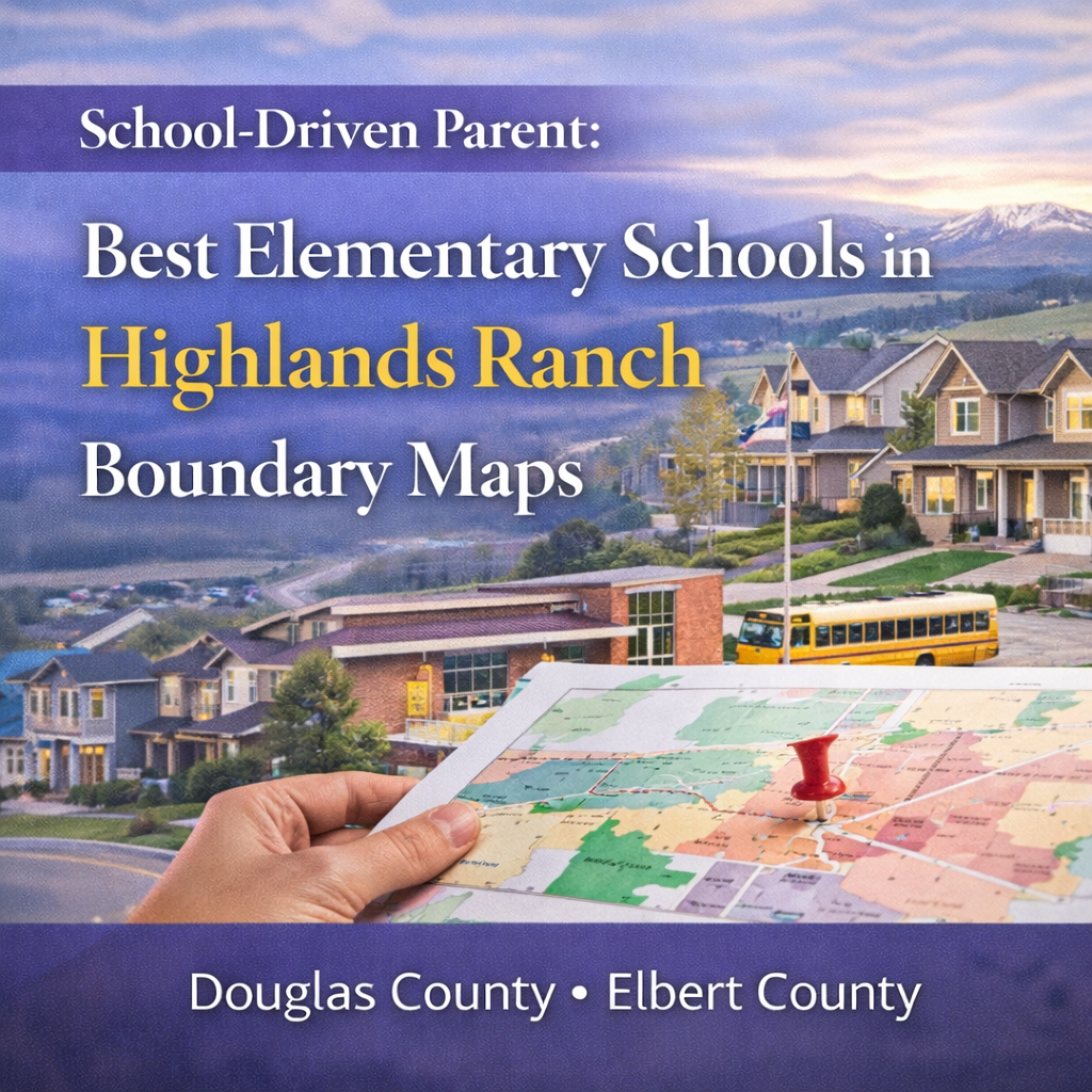 Buying for the School Zone: Understanding Highlands Ranch Elementary School Boundaries header image.