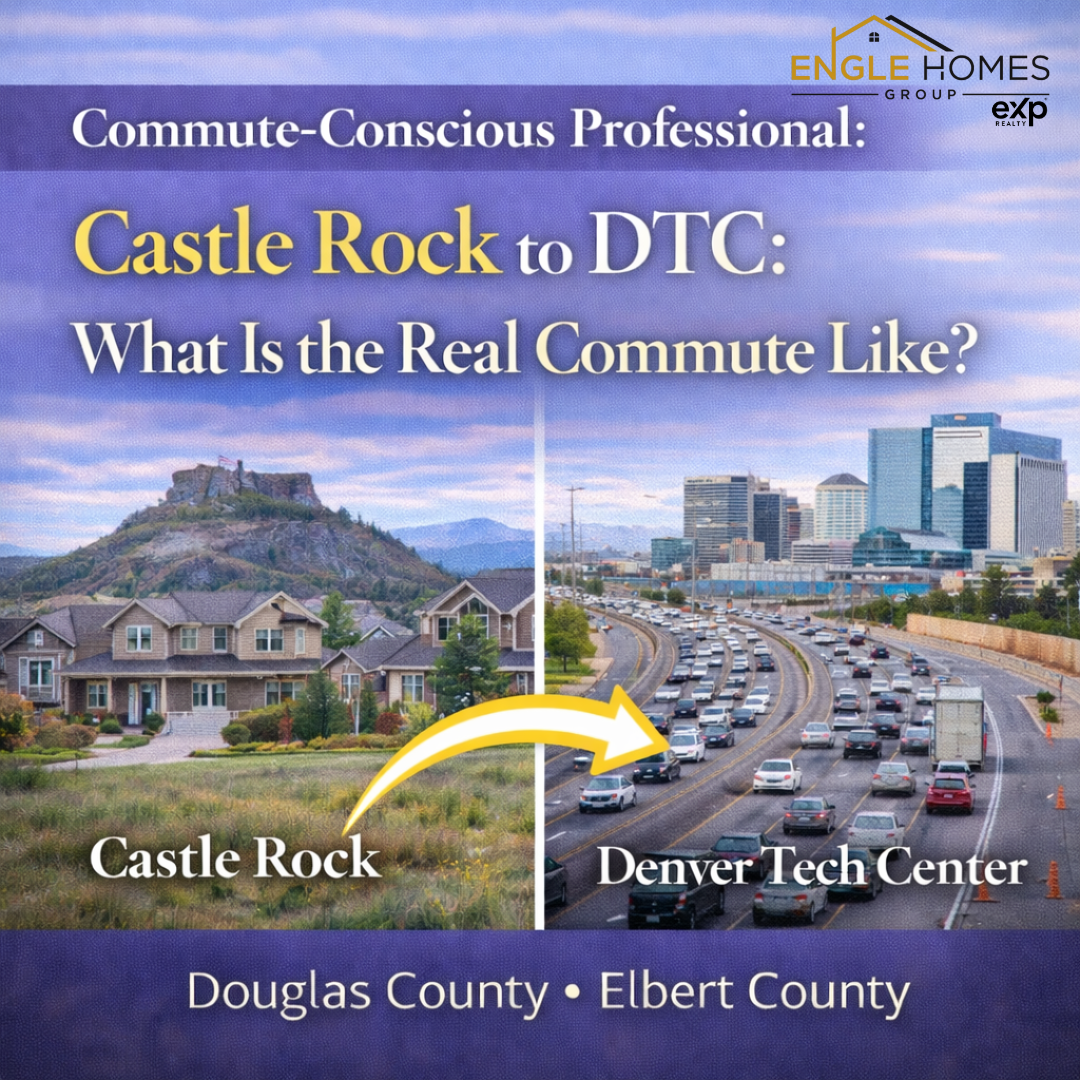 Castle Rock to DTC: What Is the Real Commute Like for Douglas County Professionals? header image.