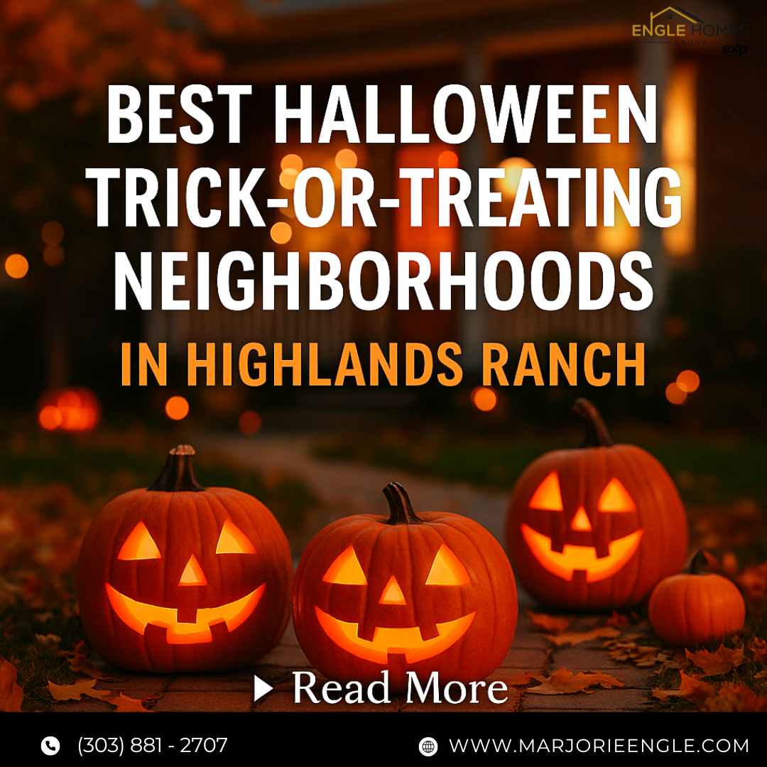Best Halloween Trick-or-Treating Neighborhoods in Highlands Ranch header image.