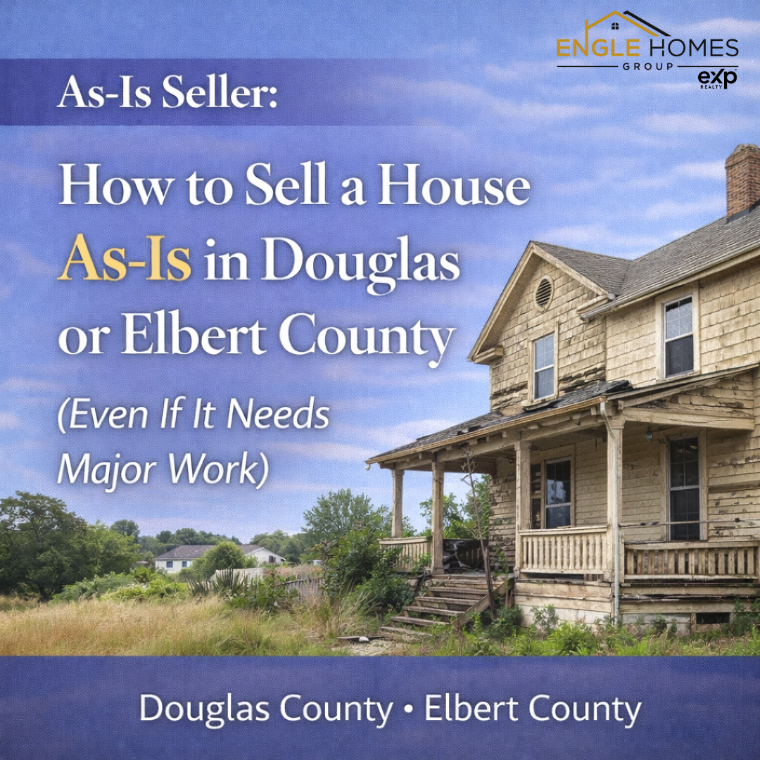 Sell It Without the Stress: How to Sell a House As-Is in Douglas or Elbert County (Even If It Needs Major Work) header image.