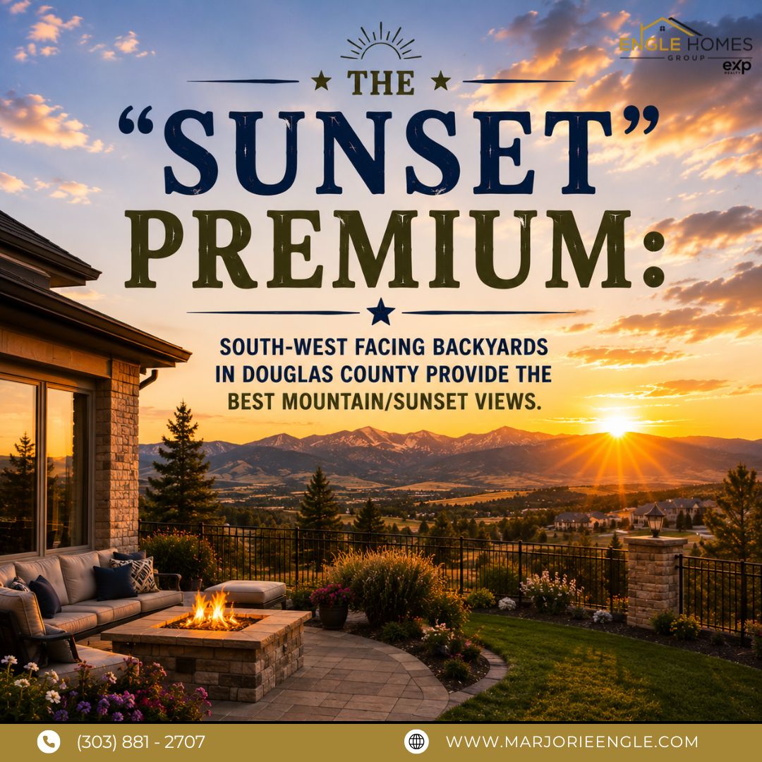 The “Sunset” Premium: Why Backyard Direction Matters When Buying a Douglas County Home header image.