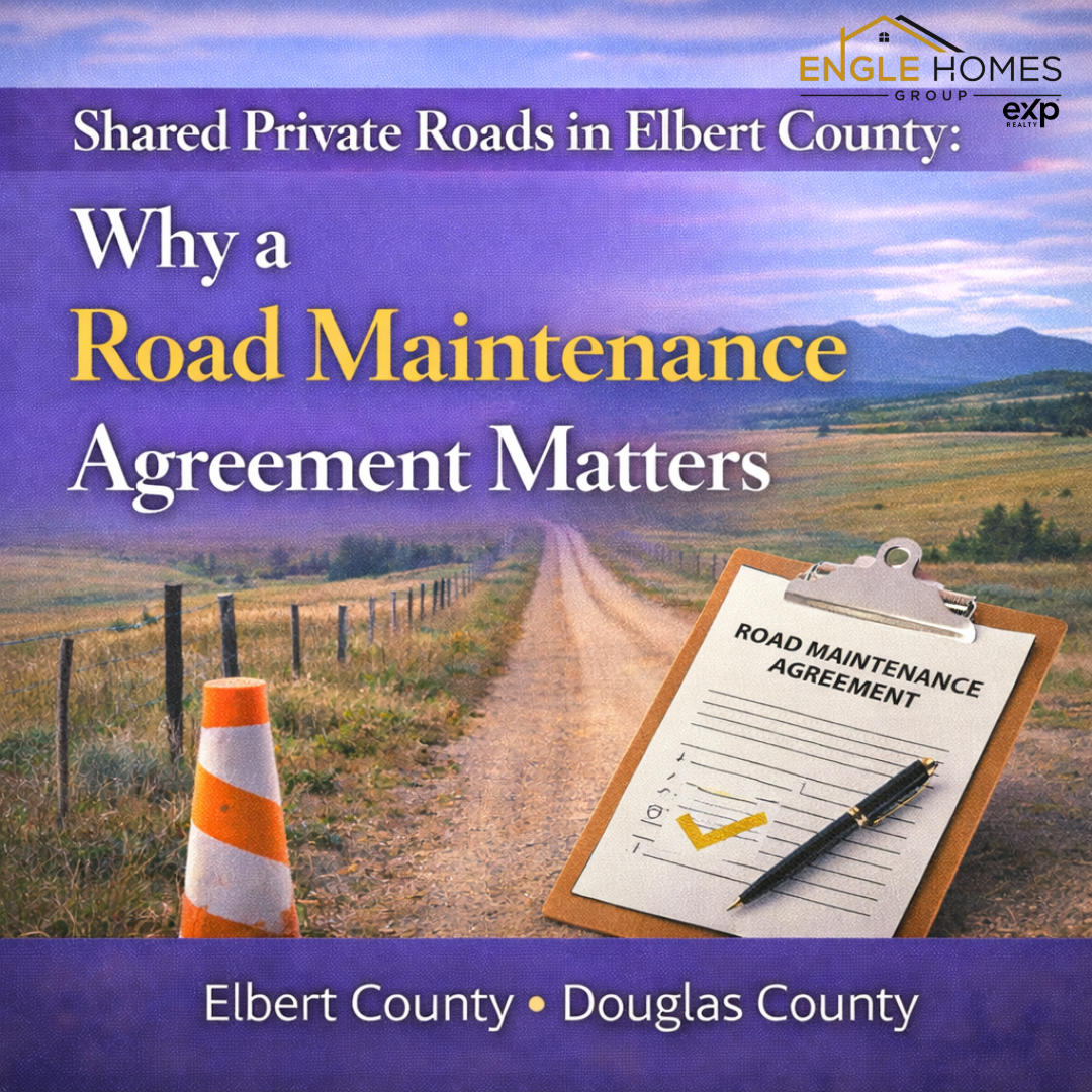 Shared Private Roads in Elbert County: Why a Road Maintenance Agreement Matters header image.