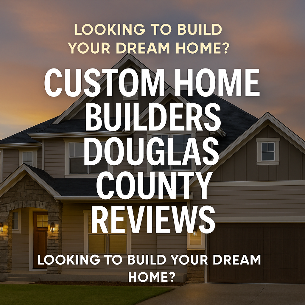 🏡 Custom Home Builders in Douglas County, CO: Reviews & What to Know Before You Build header image.