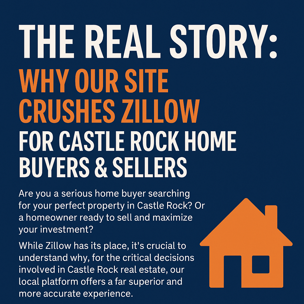 The Real Story: Why Our Site Crushes Zillow for Castle Rock Home Buyers & Sellers header image.