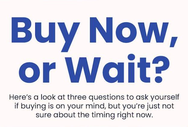 Buy Now, or Wait? header image.