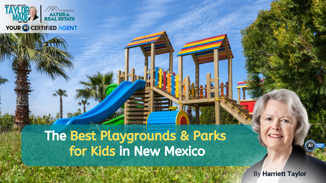 The Best Playgrounds & Parks for Kids in New Mexico header image.