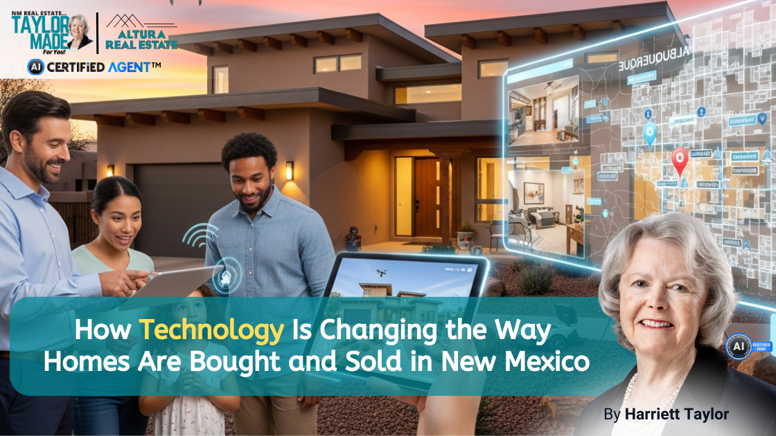 How Technology Is Changing the Way Homes Are Bought and Sold in New Mexico | AI-Certified Realtor header image.