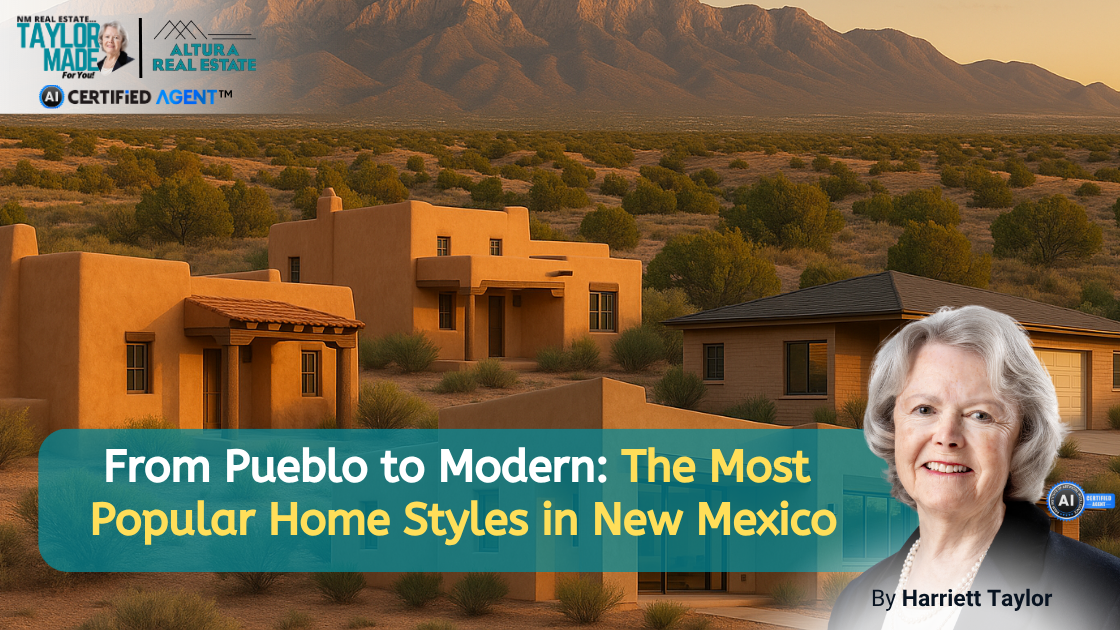 From Pueblo to Modern: The Most Popular Home Styles in New Mexico header image.