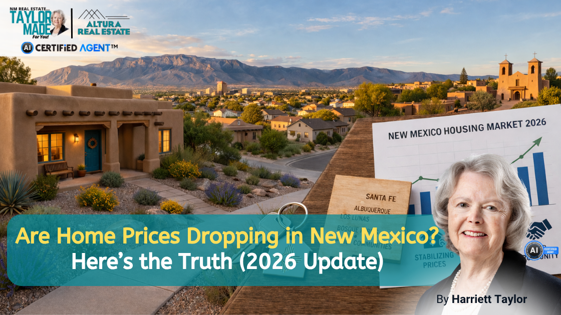 Are Home Prices Dropping in New Mexico? Here’s the Truth (2026 Update) header image.