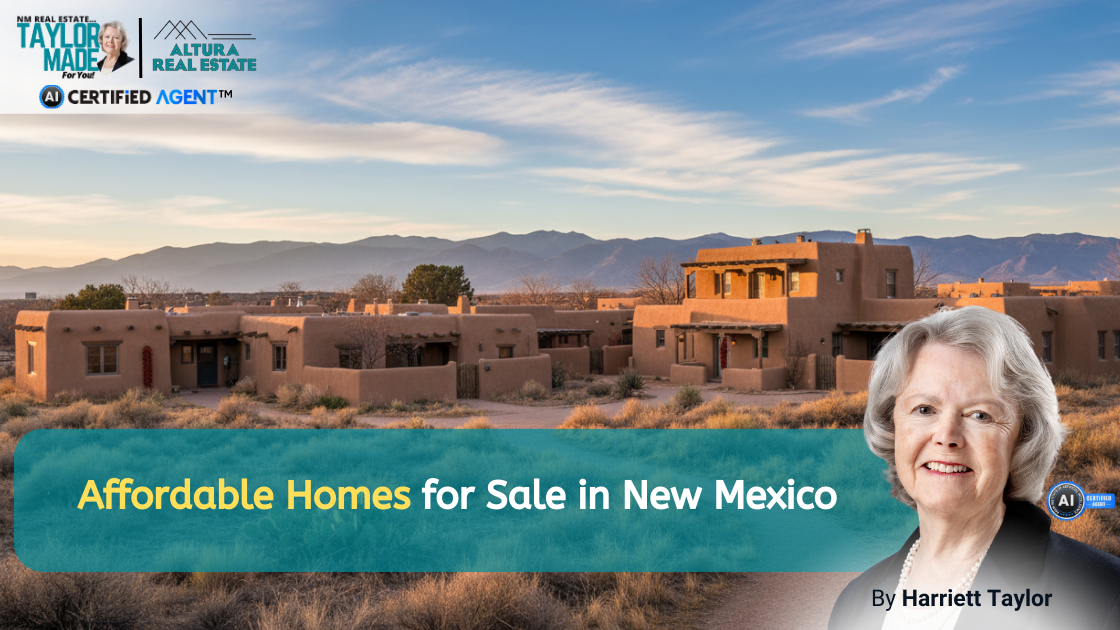 Affordable Homes for Sale in New Mexico (2026 Guide) | AI Certified Realtor NM header image.