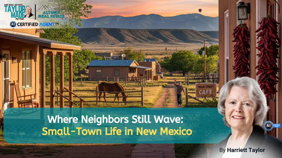 Where Neighbors Still Wave: Small-Town Life in New Mexico header image.