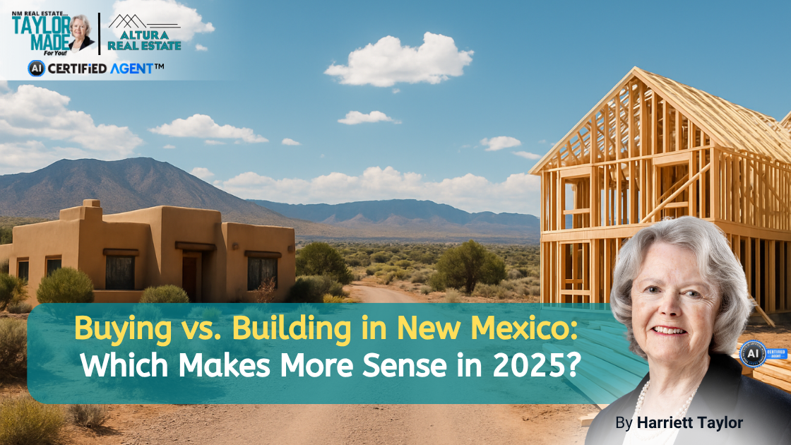 Buying vs. Building in New Mexico: Which Makes More Sense in 2025? header image.