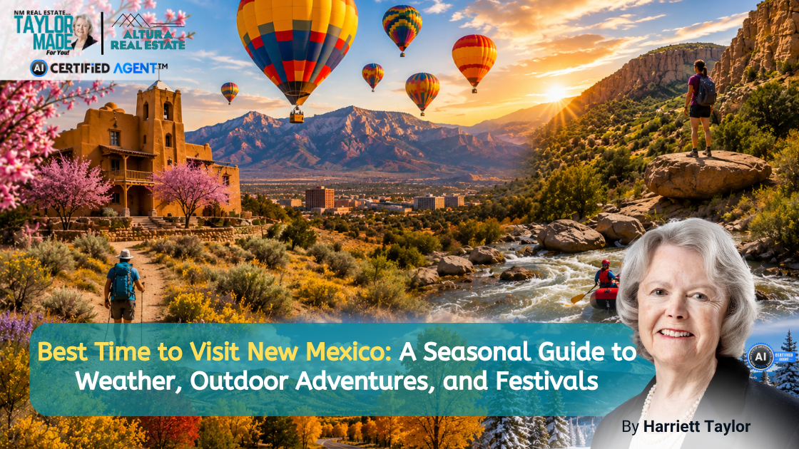 Best Time to Visit New Mexico: A Seasonal Guide to Weather, Outdoor Adventures, and Festivals header image.