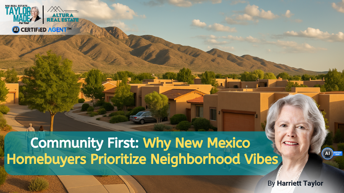 Community First: Why New Mexico Homebuyers Prioritize Neighborhood Vibes header image.