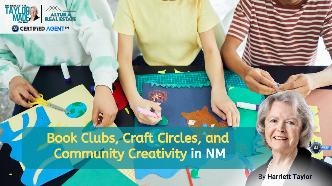 Book Clubs, Craft Circles, and Community Creativity in NM header image.