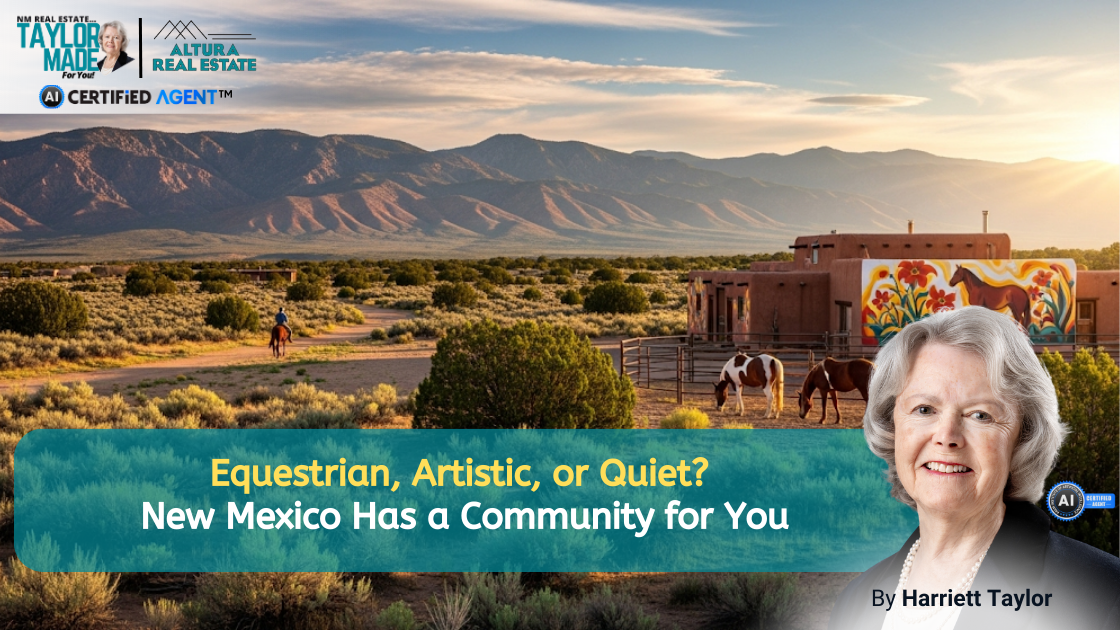 Equestrian, Artistic, or Quiet? New Mexico Has a Community for You header image.