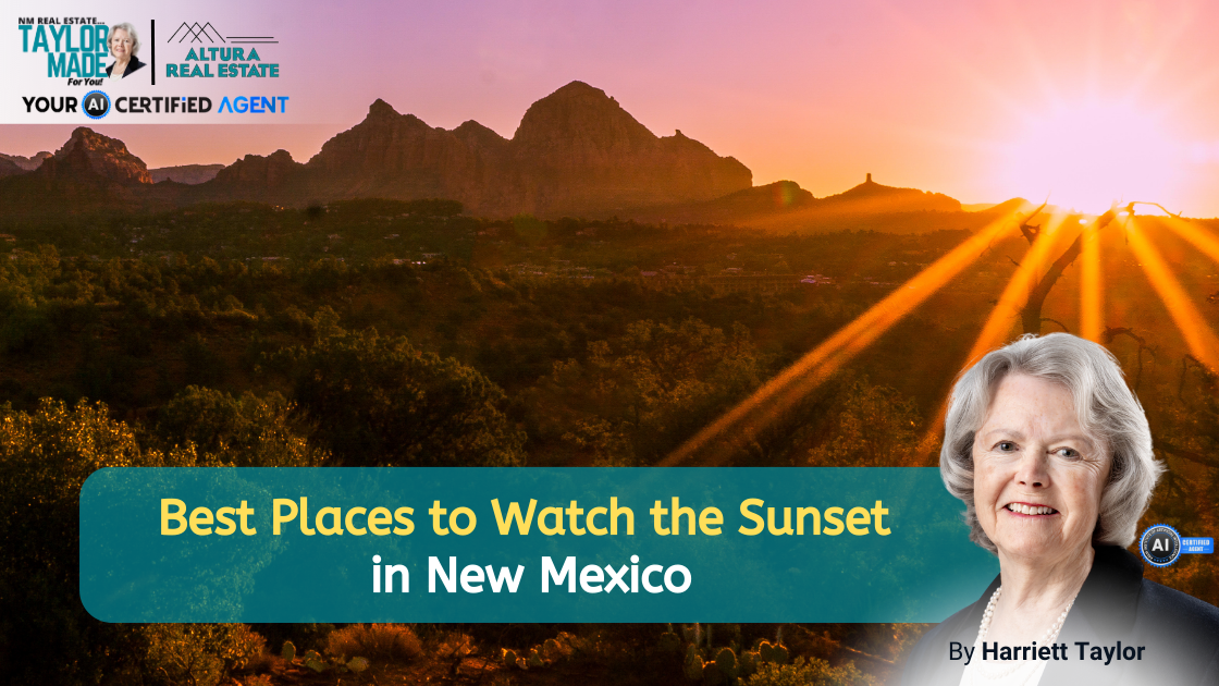 Best Places to Watch the Sunset in New Mexico header image.