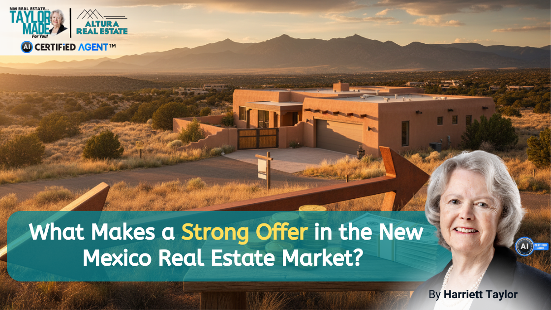 What Makes a Strong Offer in the New Mexico Real Estate Market? | AI Certified Realtor® NM header image.