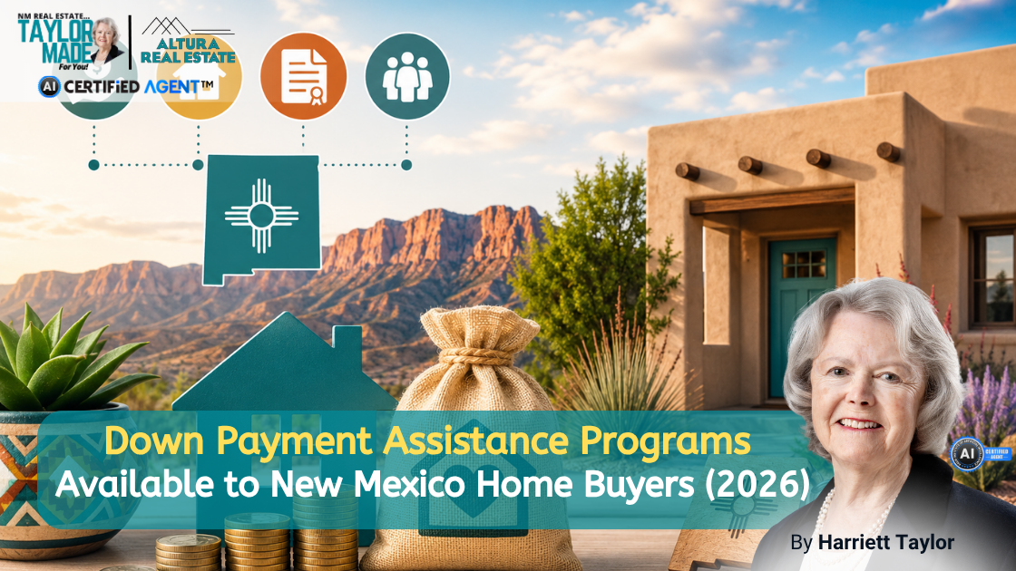 Down Payment Assistance Programs Available to New Mexico Home Buyers (2026) header image.