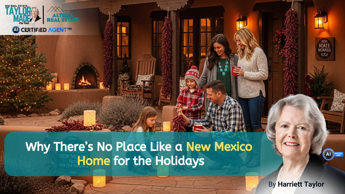 Why There’s No Place Like a New Mexico Home for the Holidays | New Mexico Real Estate header image.