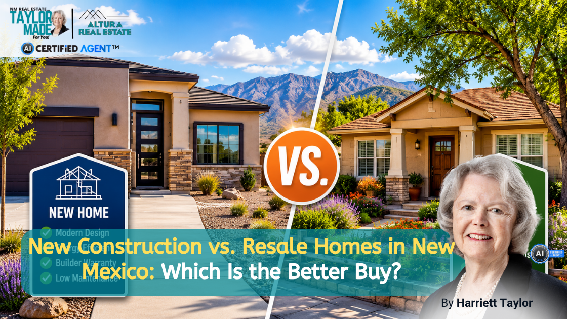 New Construction vs. Resale Homes in New Mexico: Which Is the Better Buy? header image.
