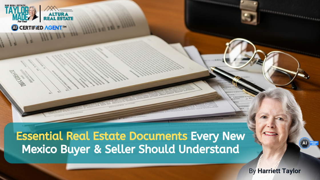 Essential Real Estate Documents Every New Mexico Buyer & Seller Should Understand header image.