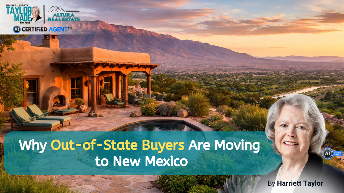 Why Out-of-State Buyers Are Moving to New Mexico header image.
