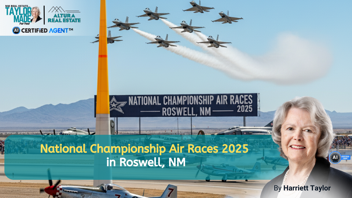 National Championship Air Races 2025 in Roswell, NM header image.