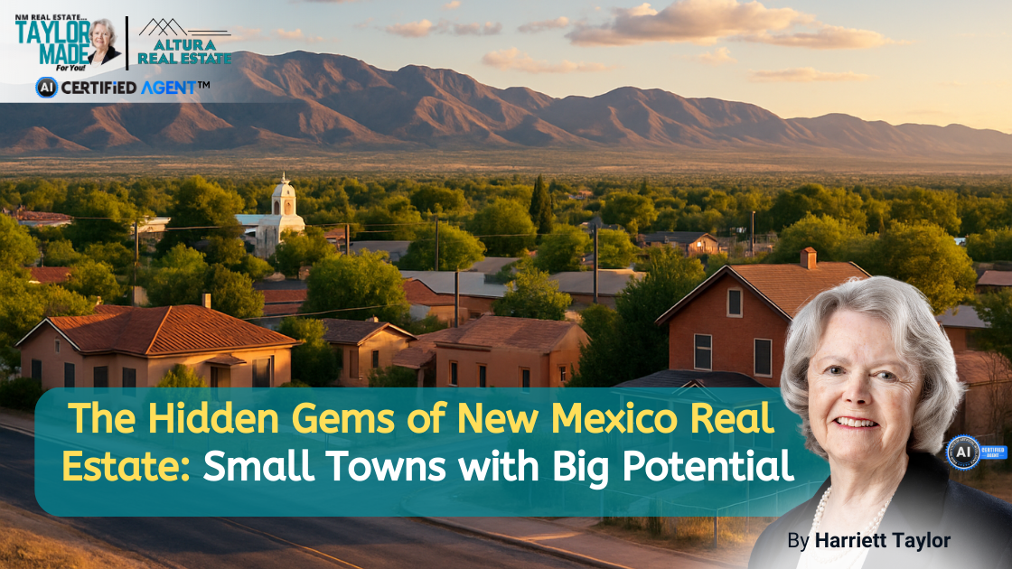 The Hidden Gems of New Mexico Real Estate: Small Towns with Big Potential header image.